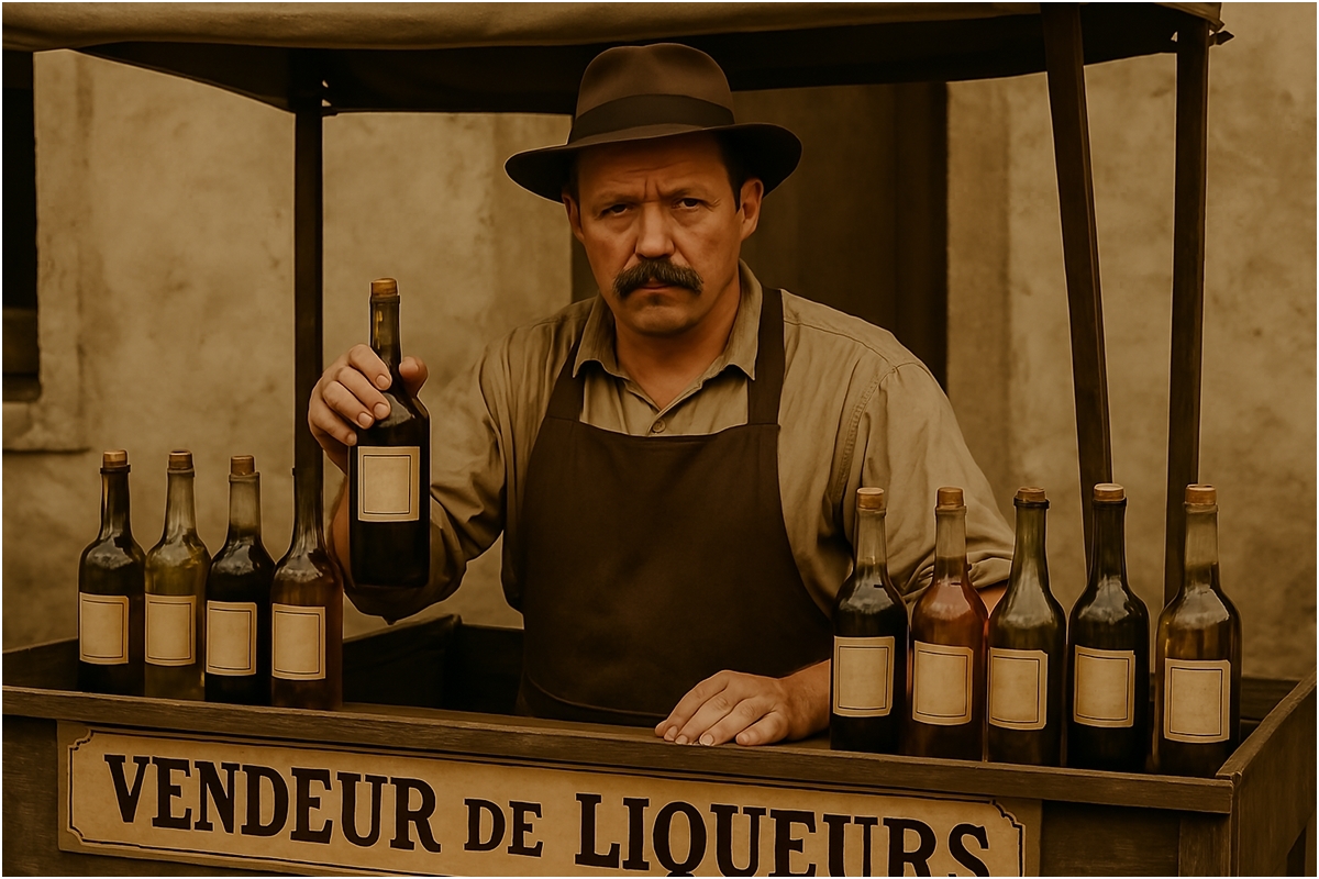 vendeur liqueurs